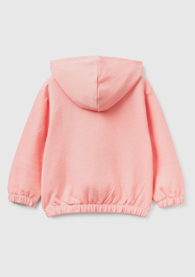  Kız Çocuk Pembe Grafik Baskılı Sweatshirt