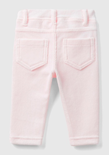  Bebek Açık Pembe Kadife Pantolon