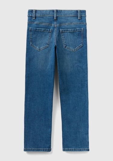  Kız Çocuk Denim 5 Cepli Super Stretch Denim Pantolon