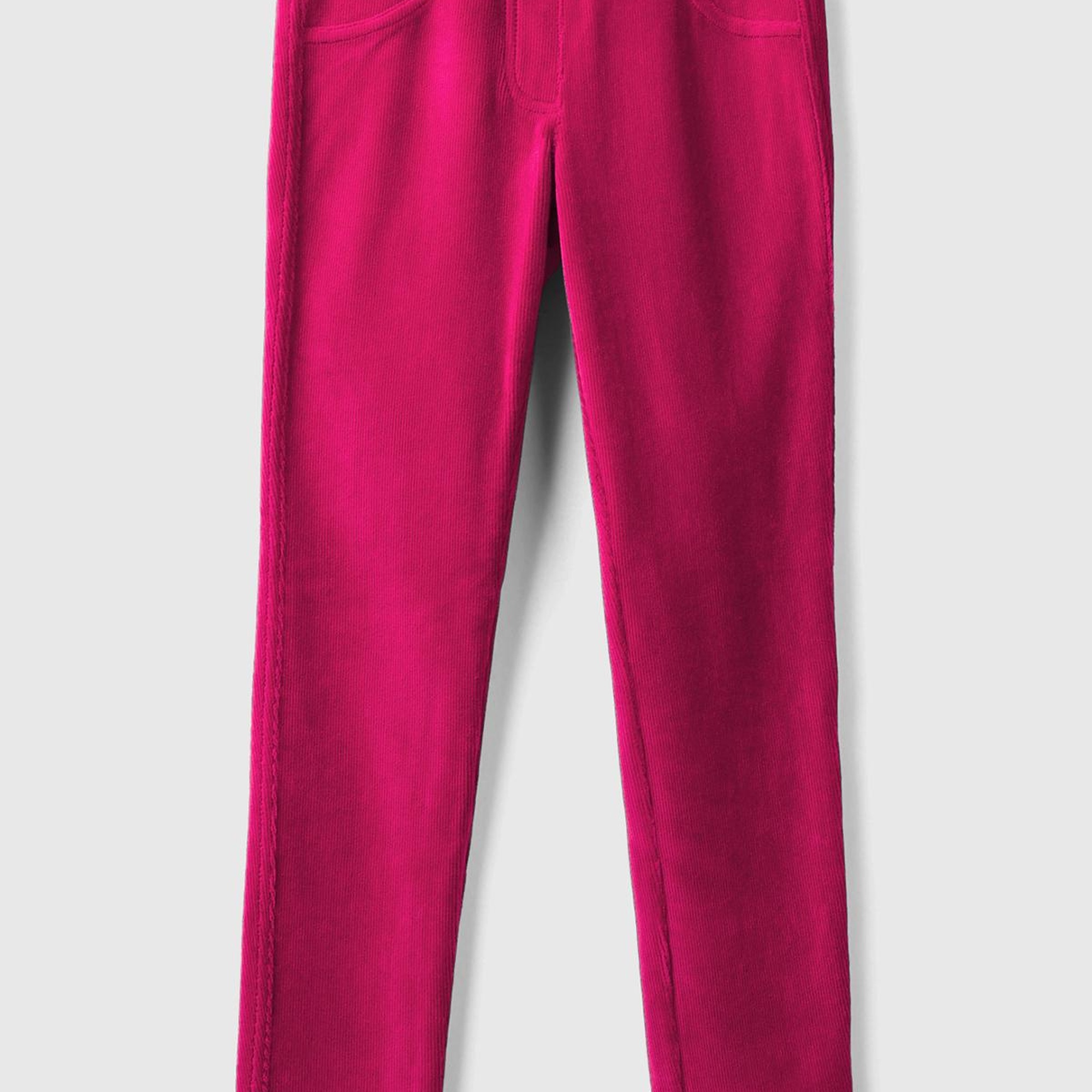 Kız Çocuk Fuşya Kadife Jegging