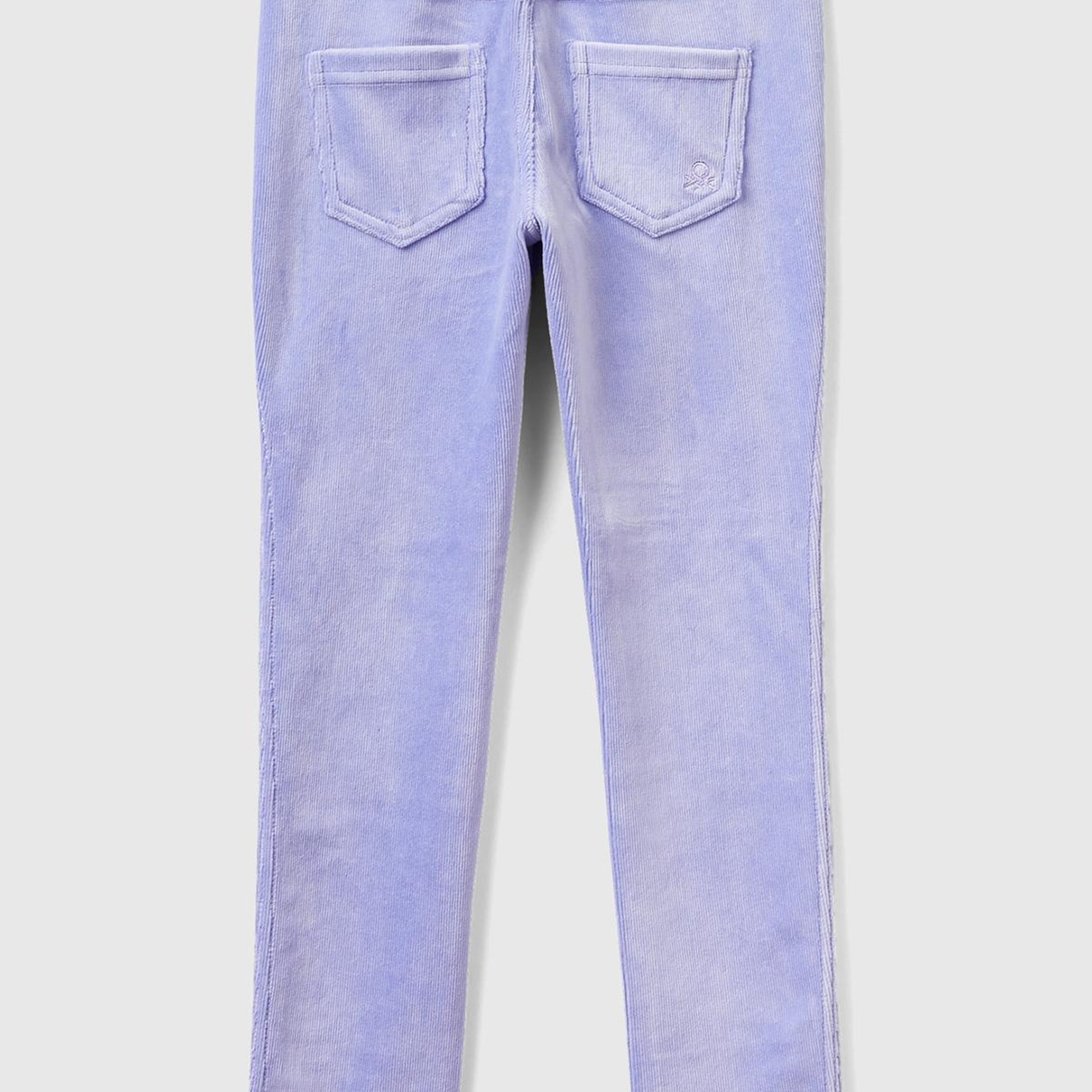 Kız Çocuk Lila Kadife Jegging