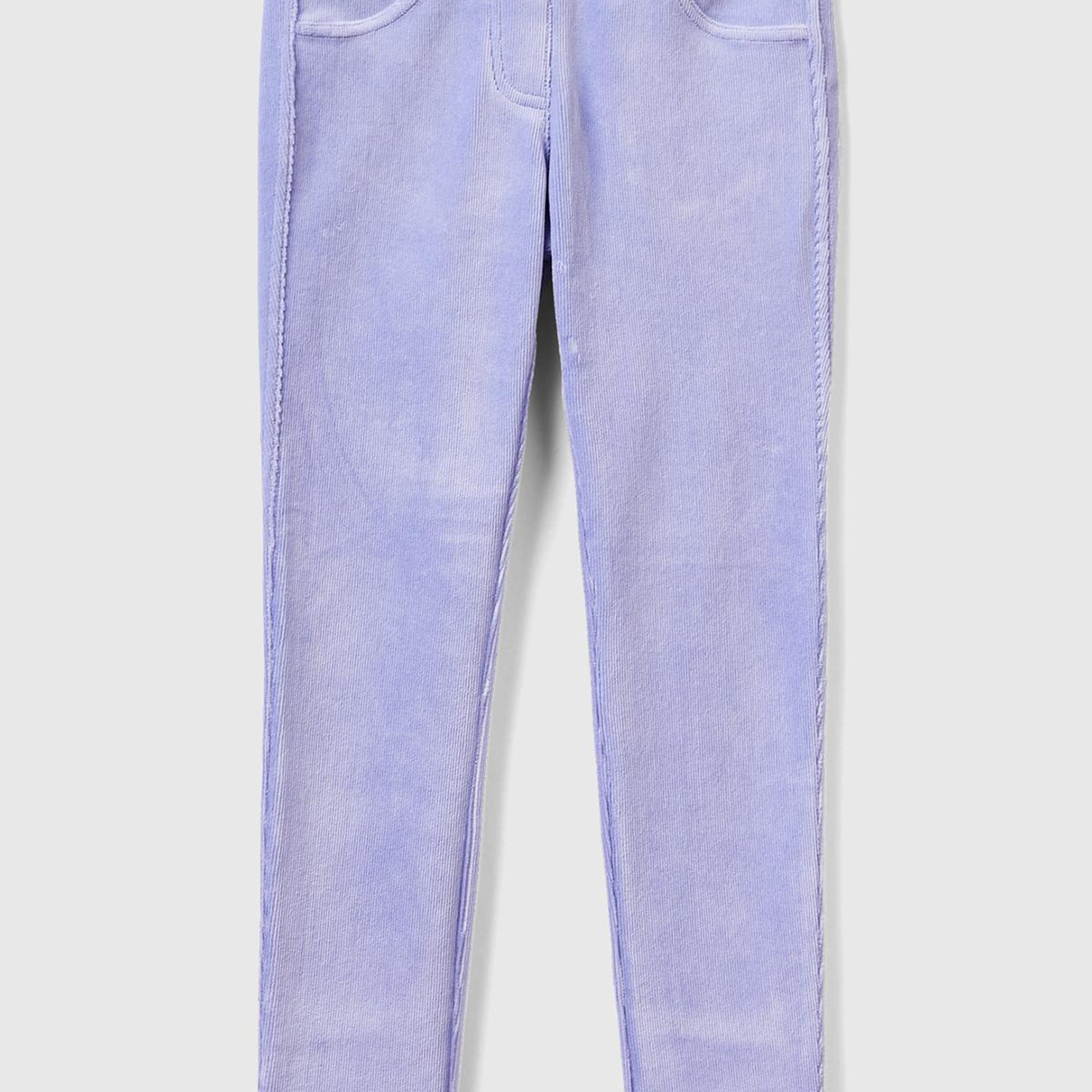 Kız Çocuk Lila Kadife Jegging