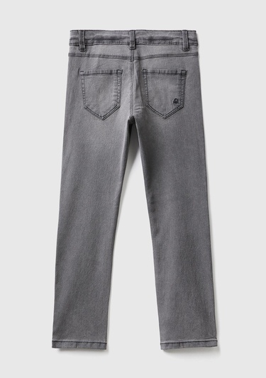  Kız Çocuk Siyah Stretch Denim Pantolon