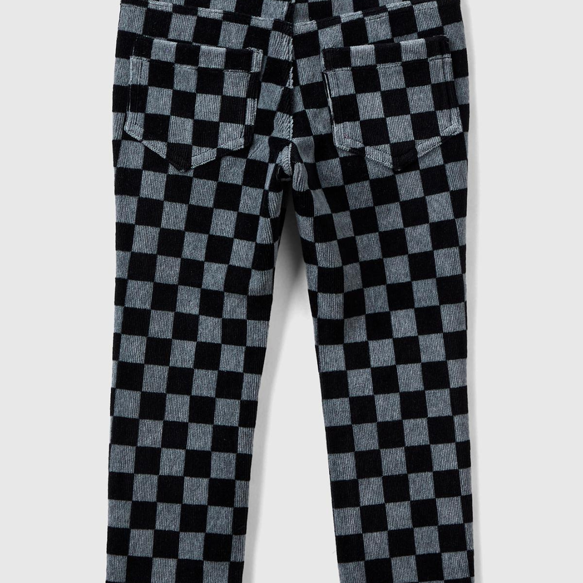 Kız Çocuk Siyah Mix Desenli Şönil Pantolon