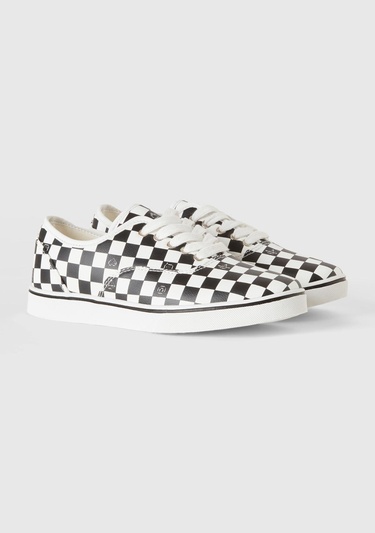  Kız Çocuk Siyah Damalı Sneaker