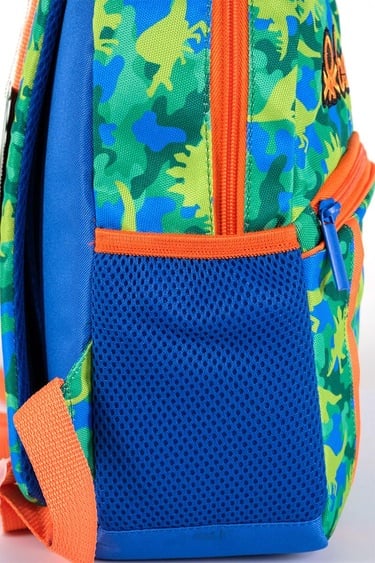  Erkek Çocuk Yeşil Kamuflaj Desenli Anaokul Çantası