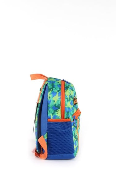  Erkek Çocuk Yeşil Kamuflaj Desenli Anaokul Çantası