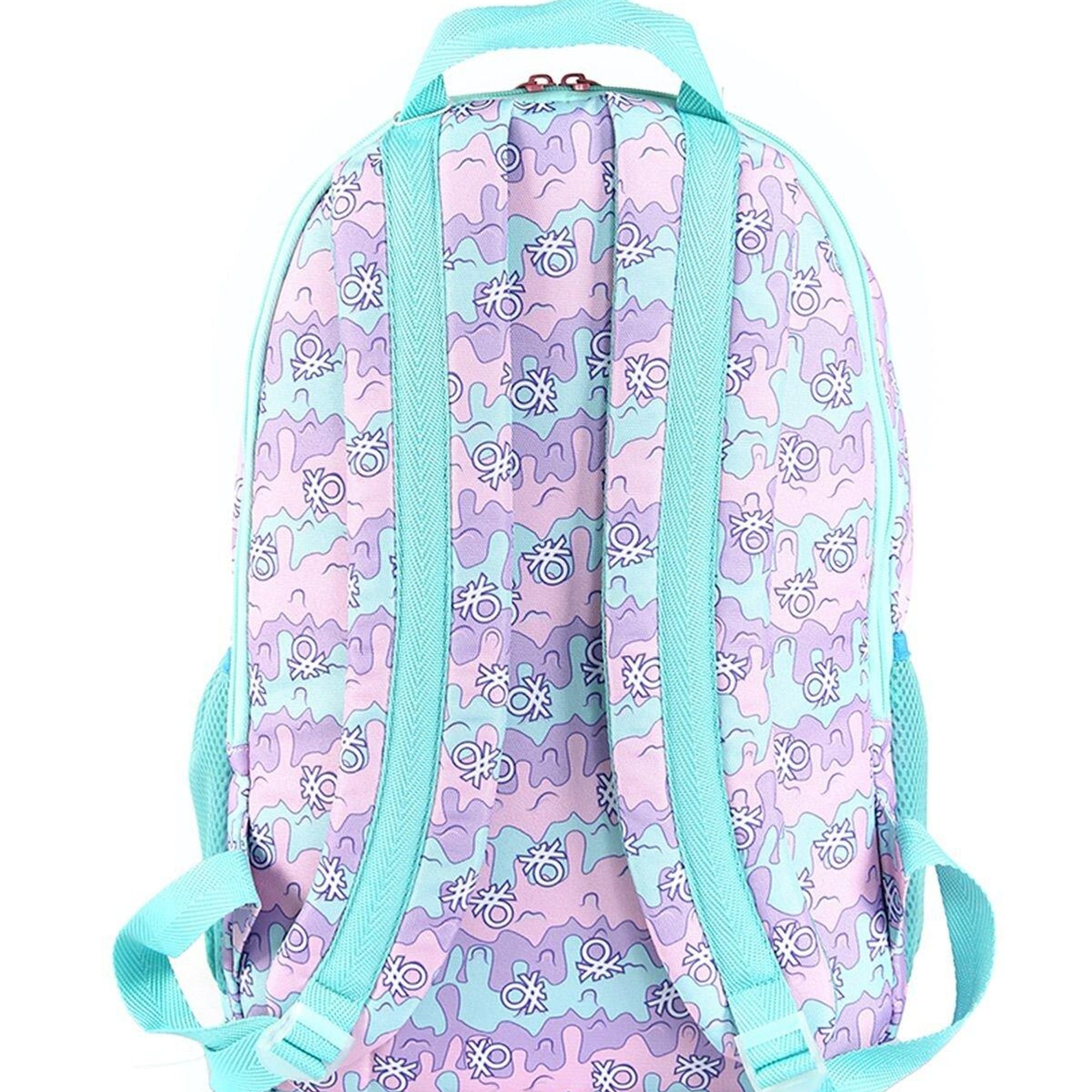 Kız Çocuk Lila Benetton Logolu Okul Çantası