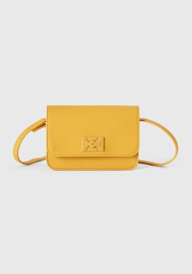  Kız Çocuk Hardal Sarı Omuz Çantası