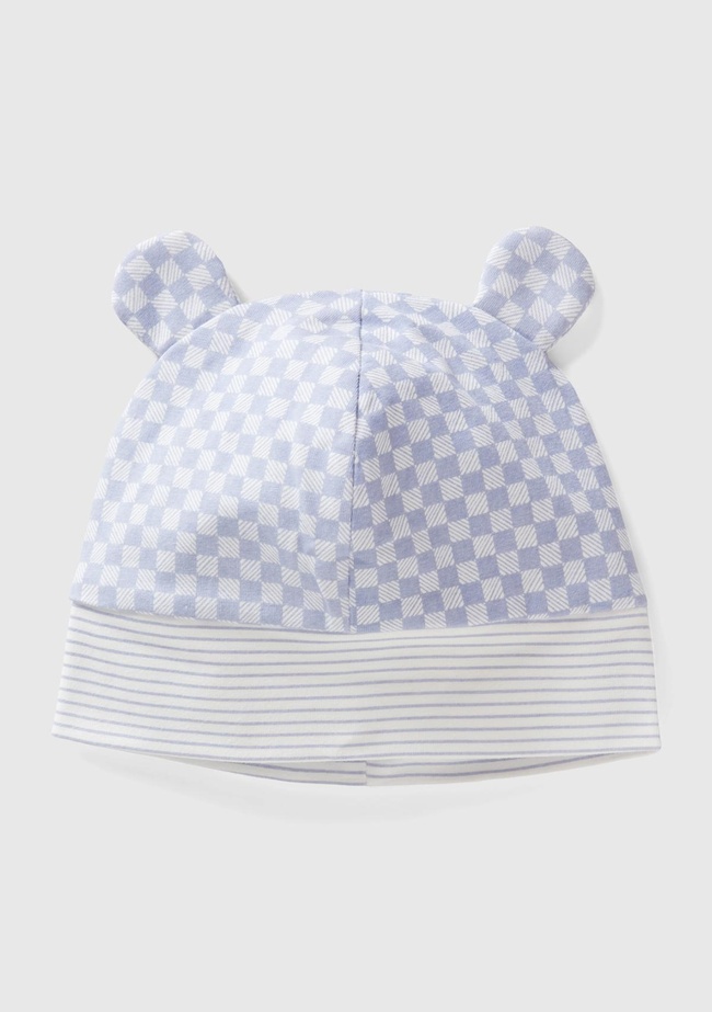  Bebek Toz Mavi Kulaklı Bere