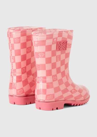  Erkek Çocuk Pembe Yağmur Çizmesi