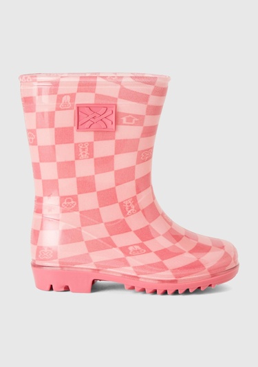  Erkek Çocuk Pembe Yağmur Çizmesi