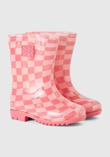  Erkek Çocuk Pembe Yağmur Çizmesi