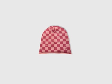  Erkek Çocuk Pembe Benetton Logolu Bere