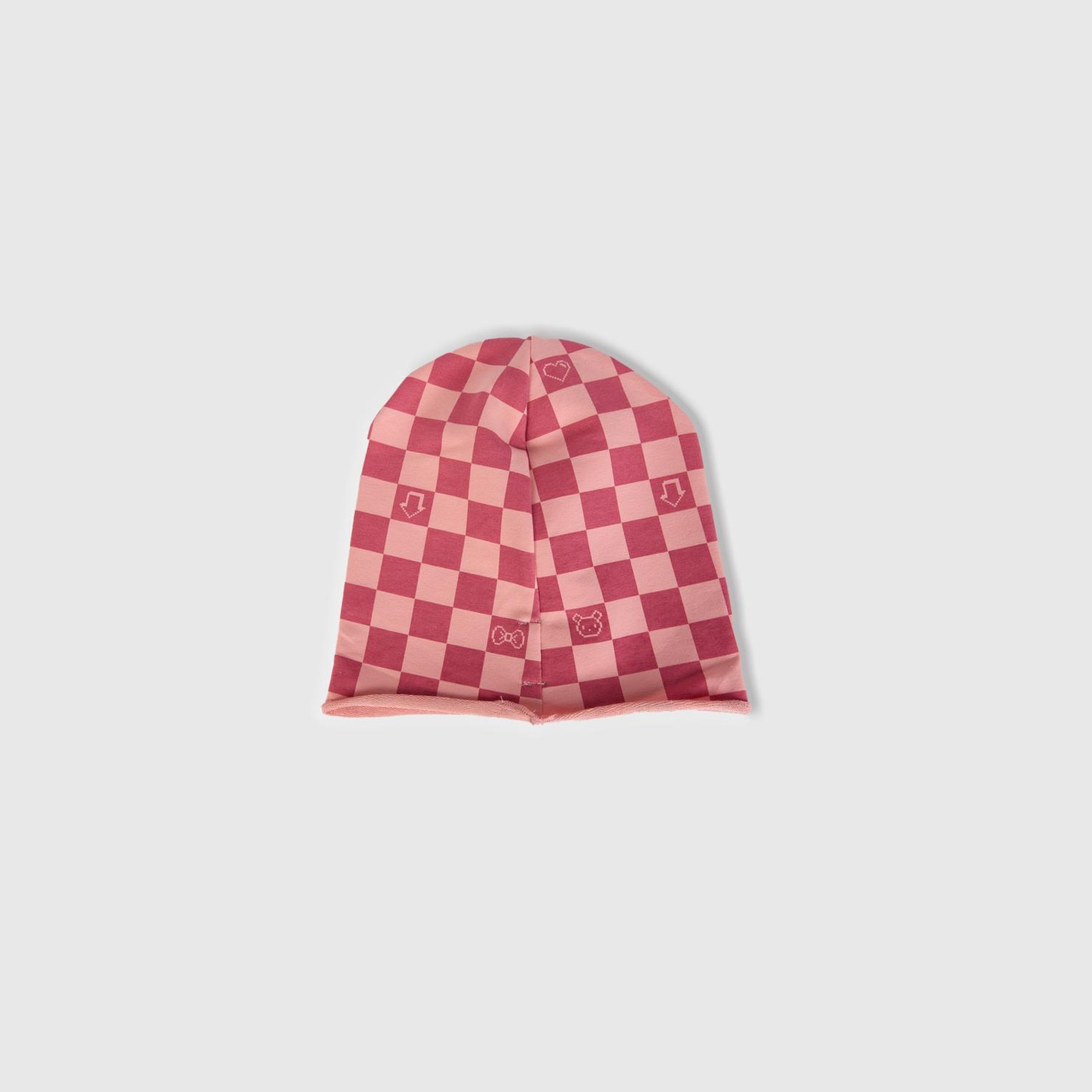 Erkek Çocuk Pembe Benetton Logolu Bere