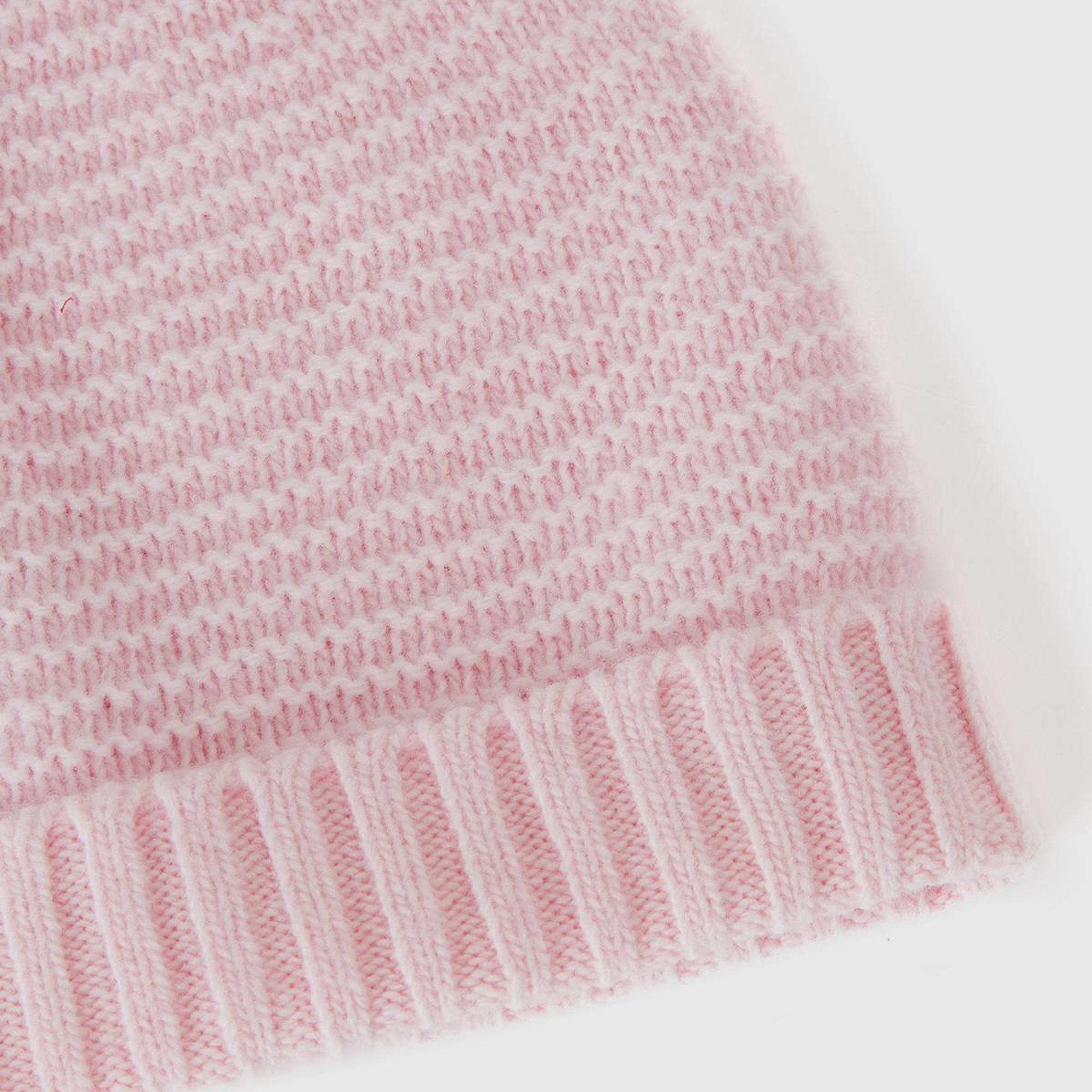 Erkek Çocuk Açık Pembe Örgü Bere