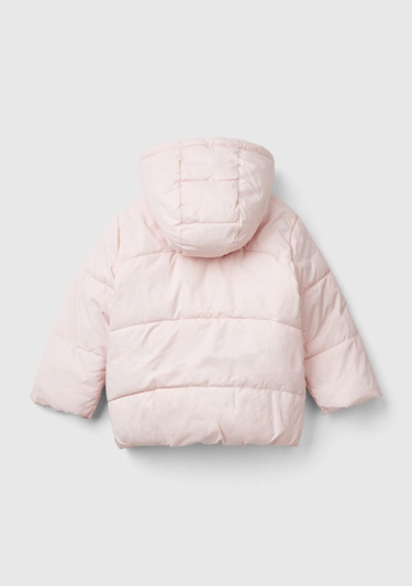  Kız Çocuk Toz Pembe İçi Kürklü Mont