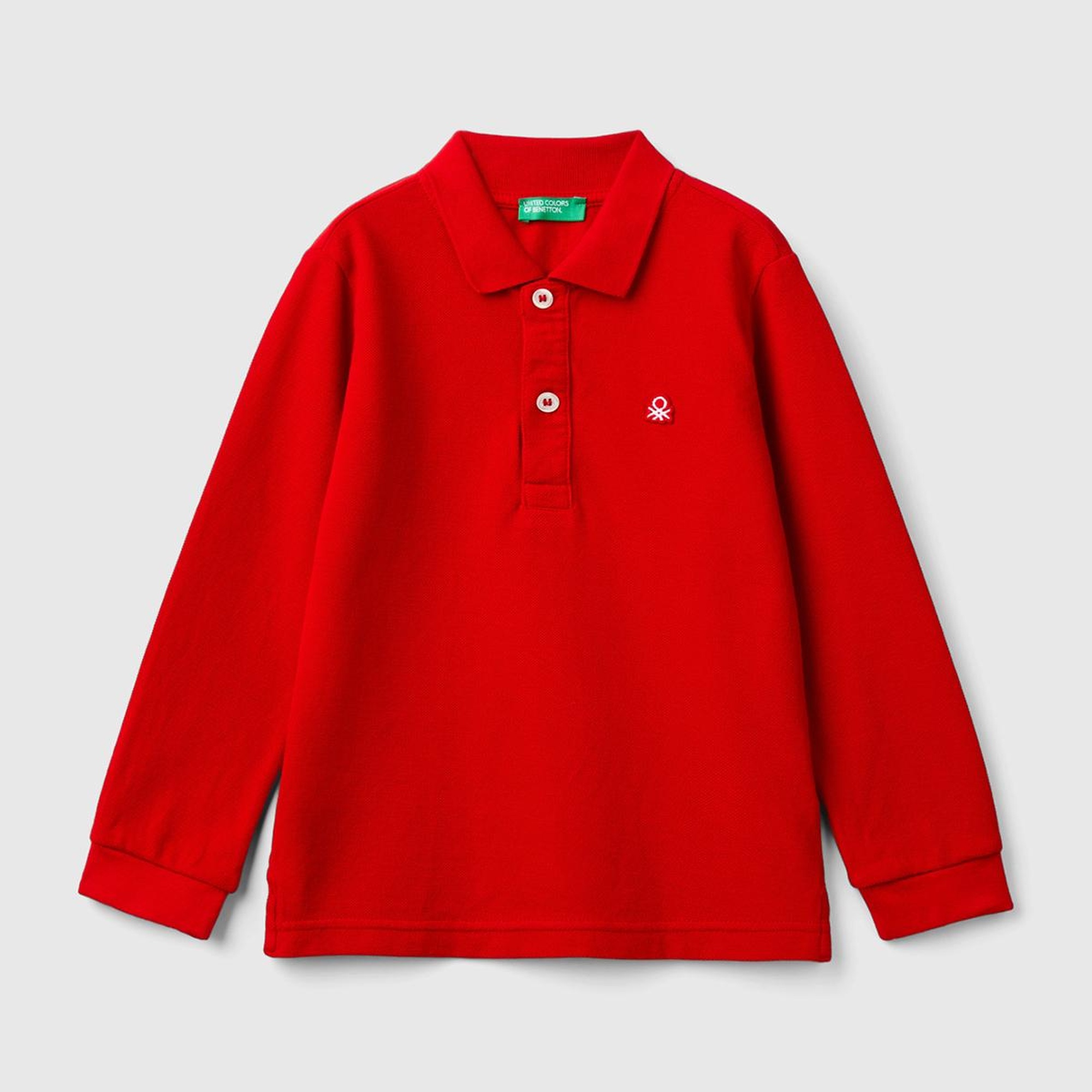 Erkek Çocuk Kırmızı Logolu Polo T-Shirt