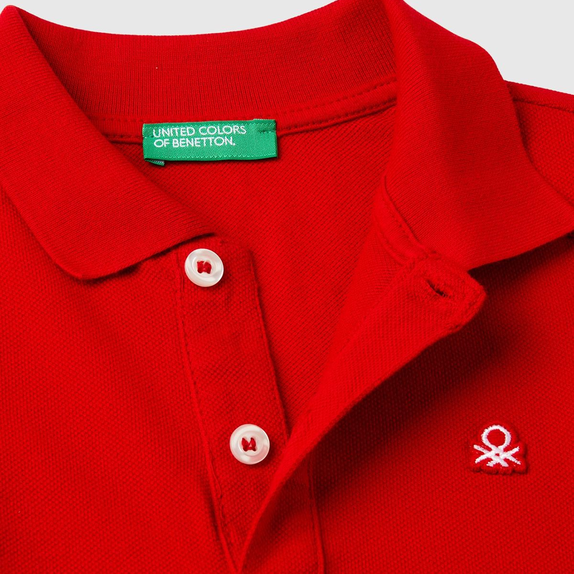 Erkek Çocuk Kırmızı Logolu Polo T-Shirt