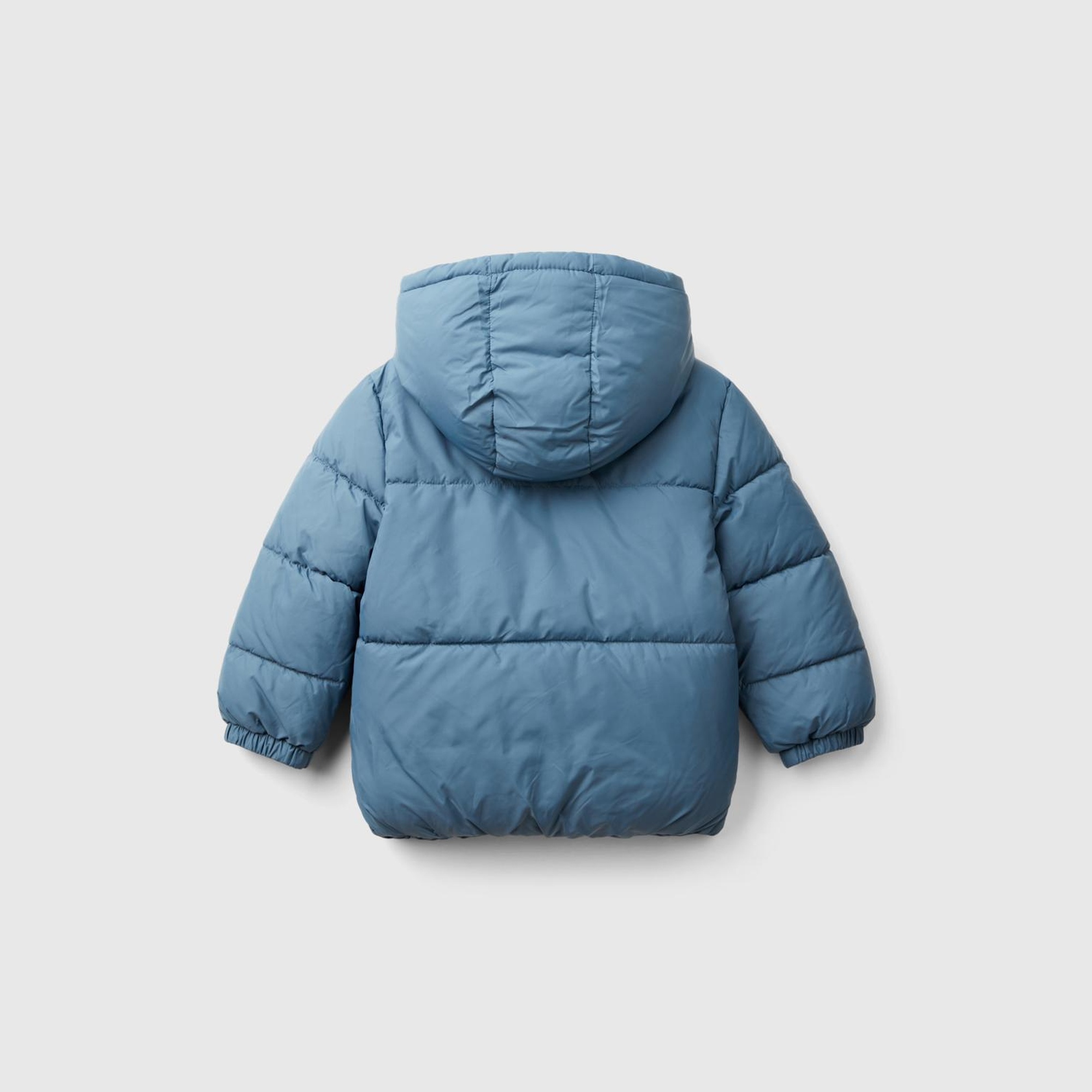 Erkek Çocuk Havacı Mavi Sol Göğsü Logo Yamalı Önü Cep Detaylı Fermuarlı Mont