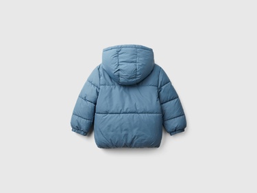  Erkek Çocuk Havacı Mavi Sol Göğsü Logo Yamalı Önü Cep Detaylı Fermuarlı Mont