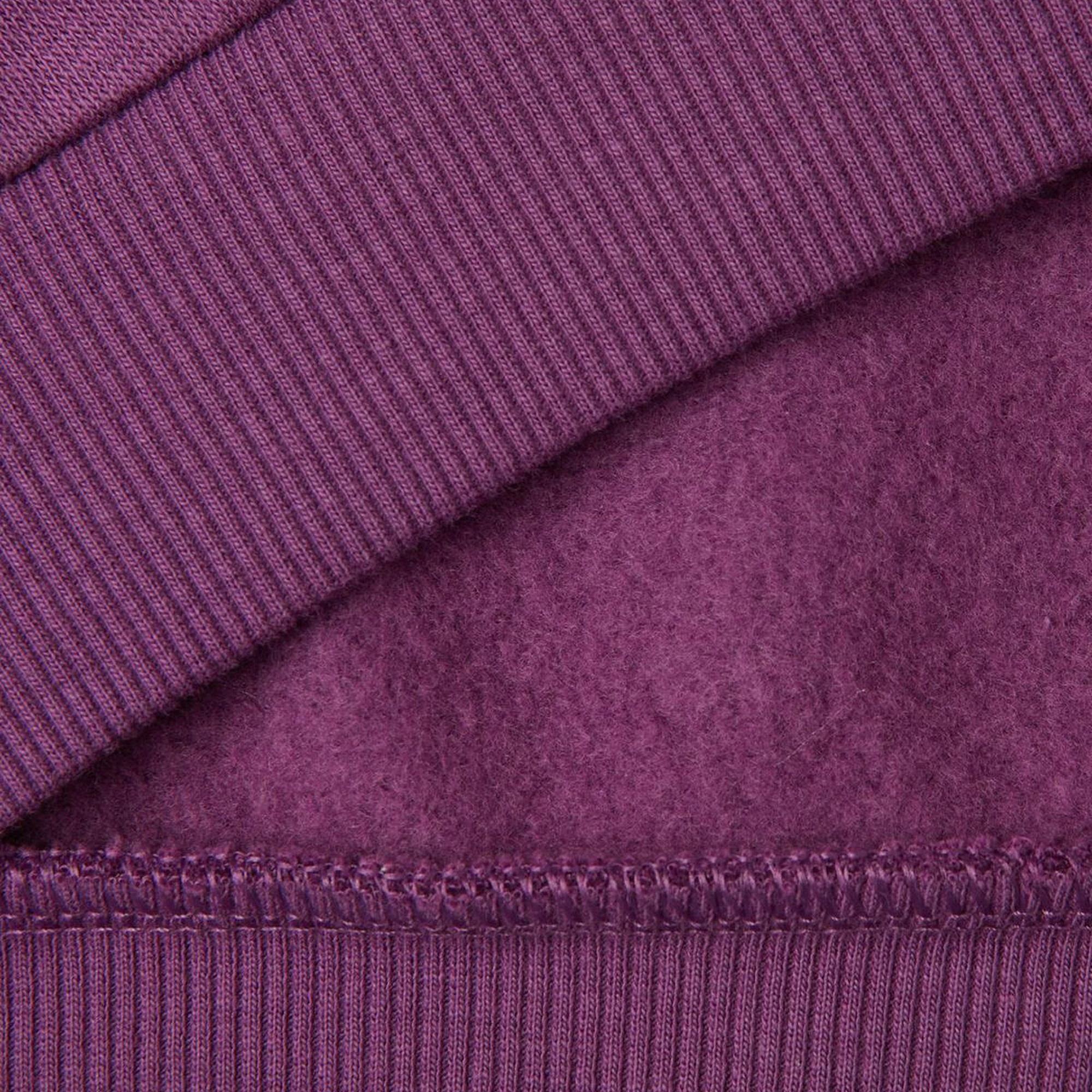 Kız Çocuk Mor Pamuk Karışımlı Payet Logolu Kapşonlu Sweatshirt