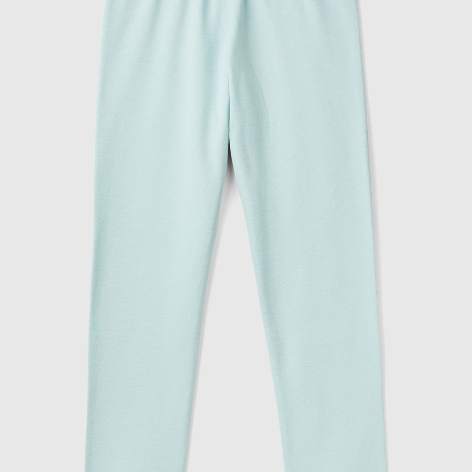 Kız Çocuk Su Yeşili Benetton Logo Detaylı Tayt