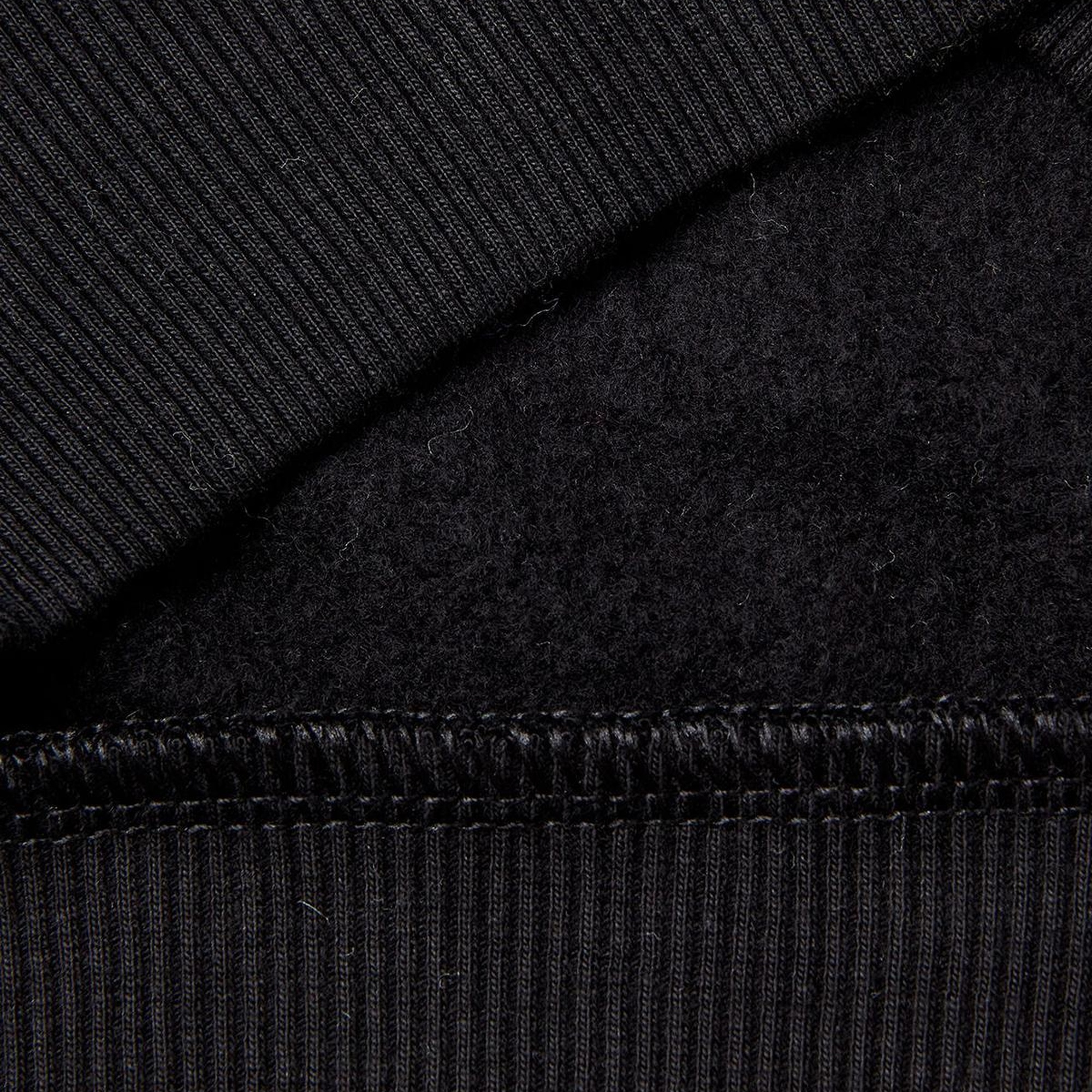 Kız Çocuk Siyah Pamuk Karışımlı Payet Logolu Kapşonlu Sweatshirt