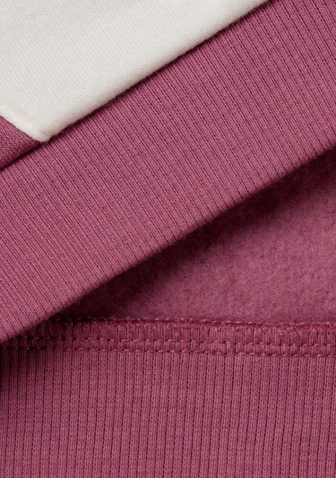  Kız Çocuk Gül Kurusu Mix Pamuk Karışımlı Fermuarlı Kapşonlu Logolu Sweatshirt