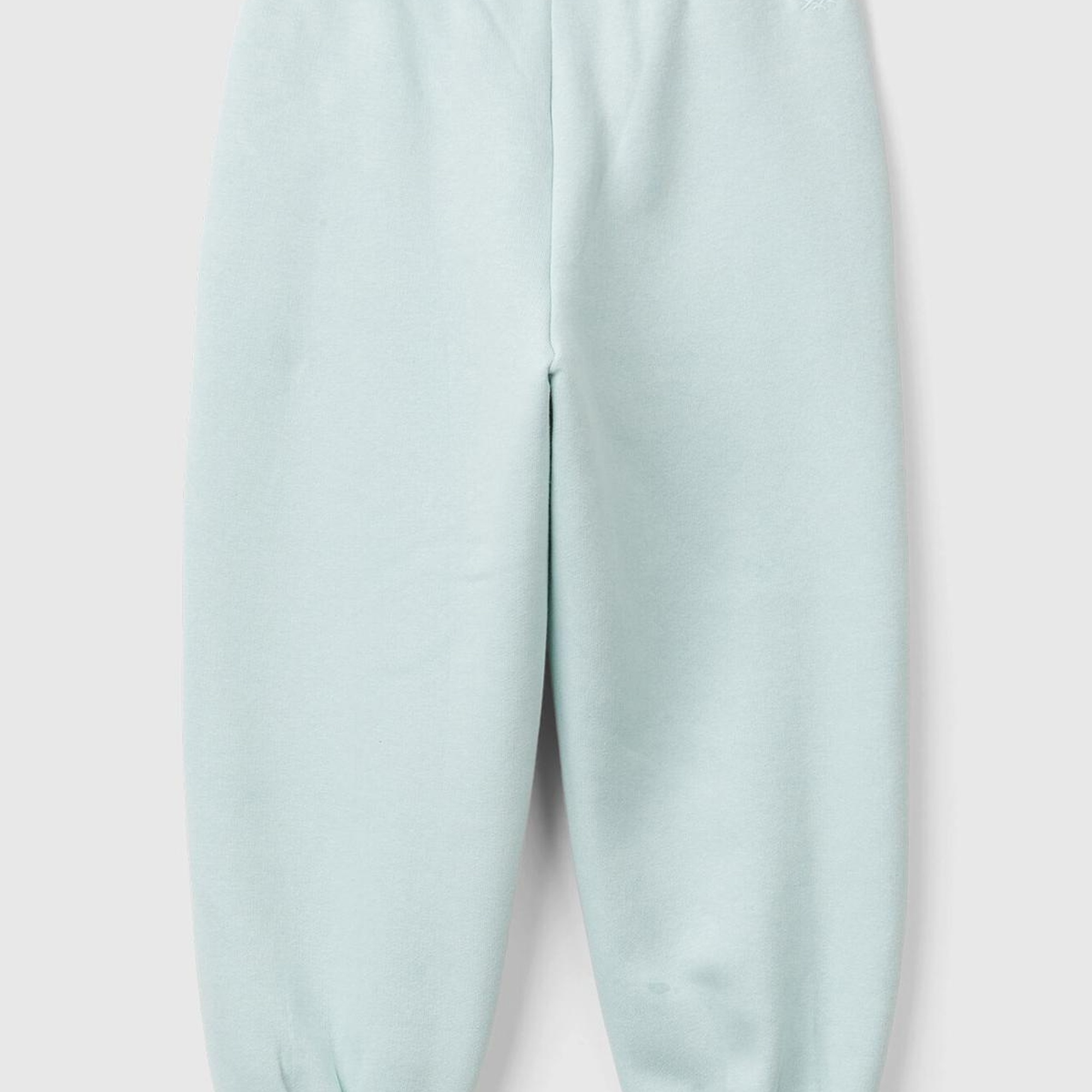 Kız Çocuk Su Yeşili Arkası Logo Detaylı Beli Paçası Lastikli Büzgü İpli Eşofman Altı