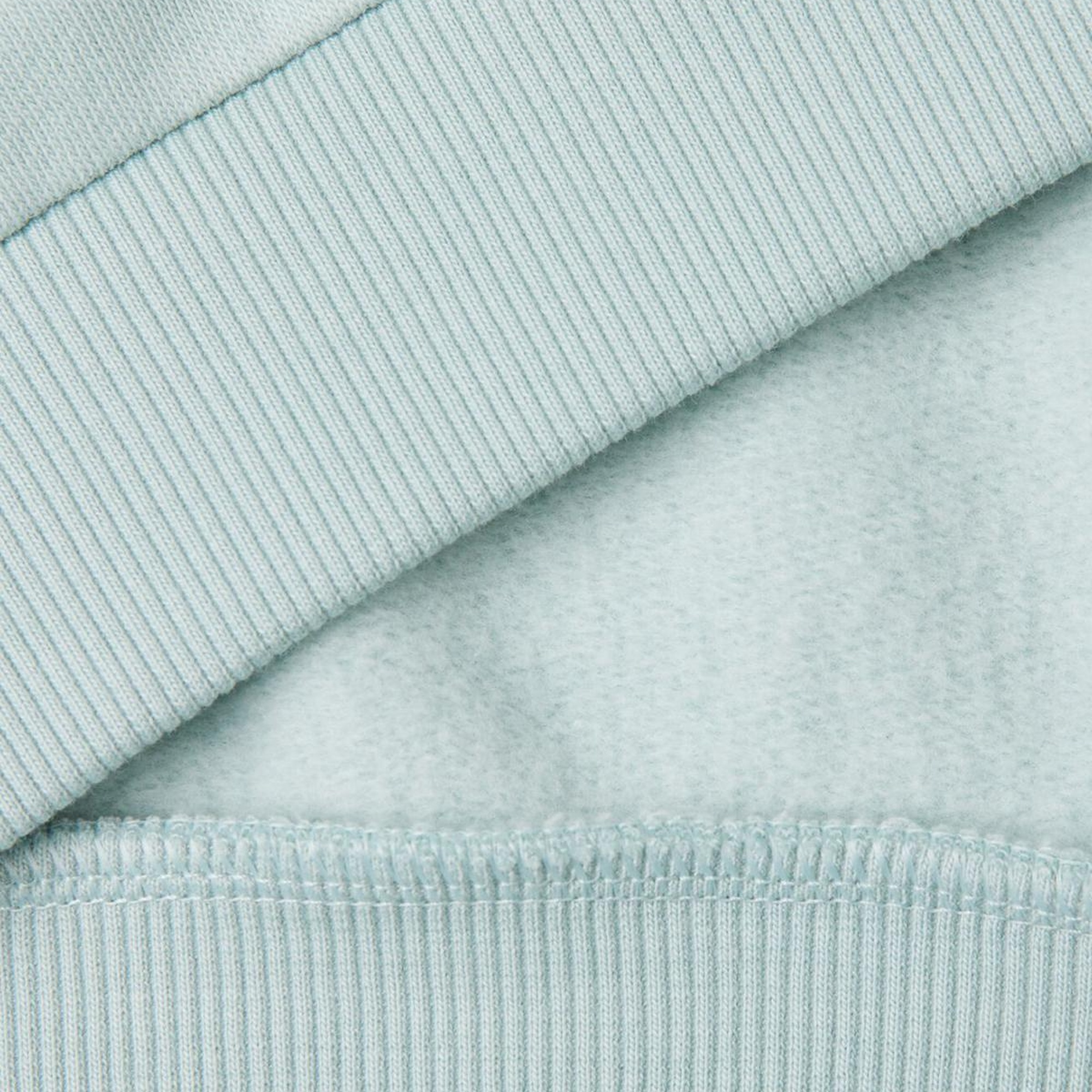 Kız Çocuk Su Yeşili Pamuk Karışımlı Payet Logolu Kapşonlu Sweatshirt