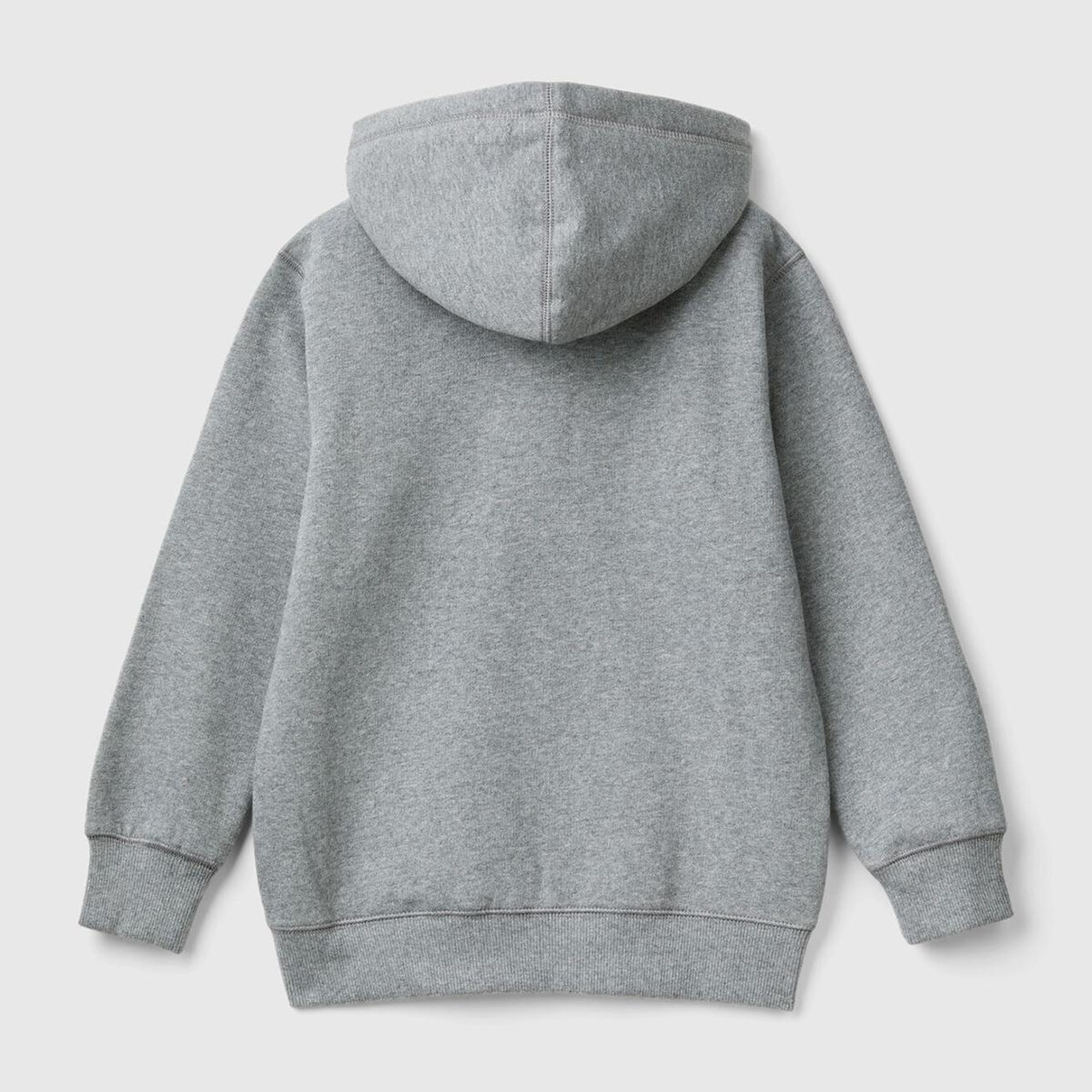 Erkek Çocuk Antrasit Melanj Şardonlu Kapşonlu Sweatshirt