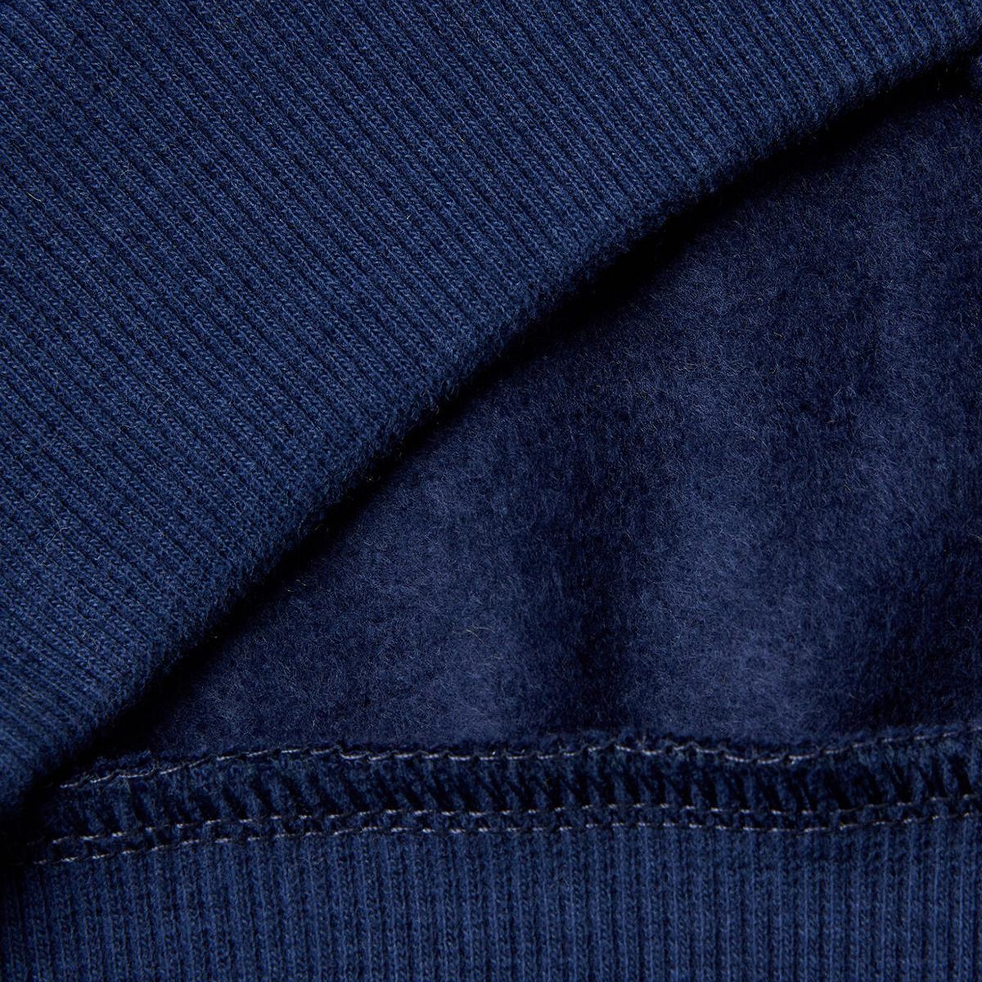 Erkek Çocuk Lacivert Önü Logo Baskılı Kanguru Cepli Kapüşonlu Sweatshirt