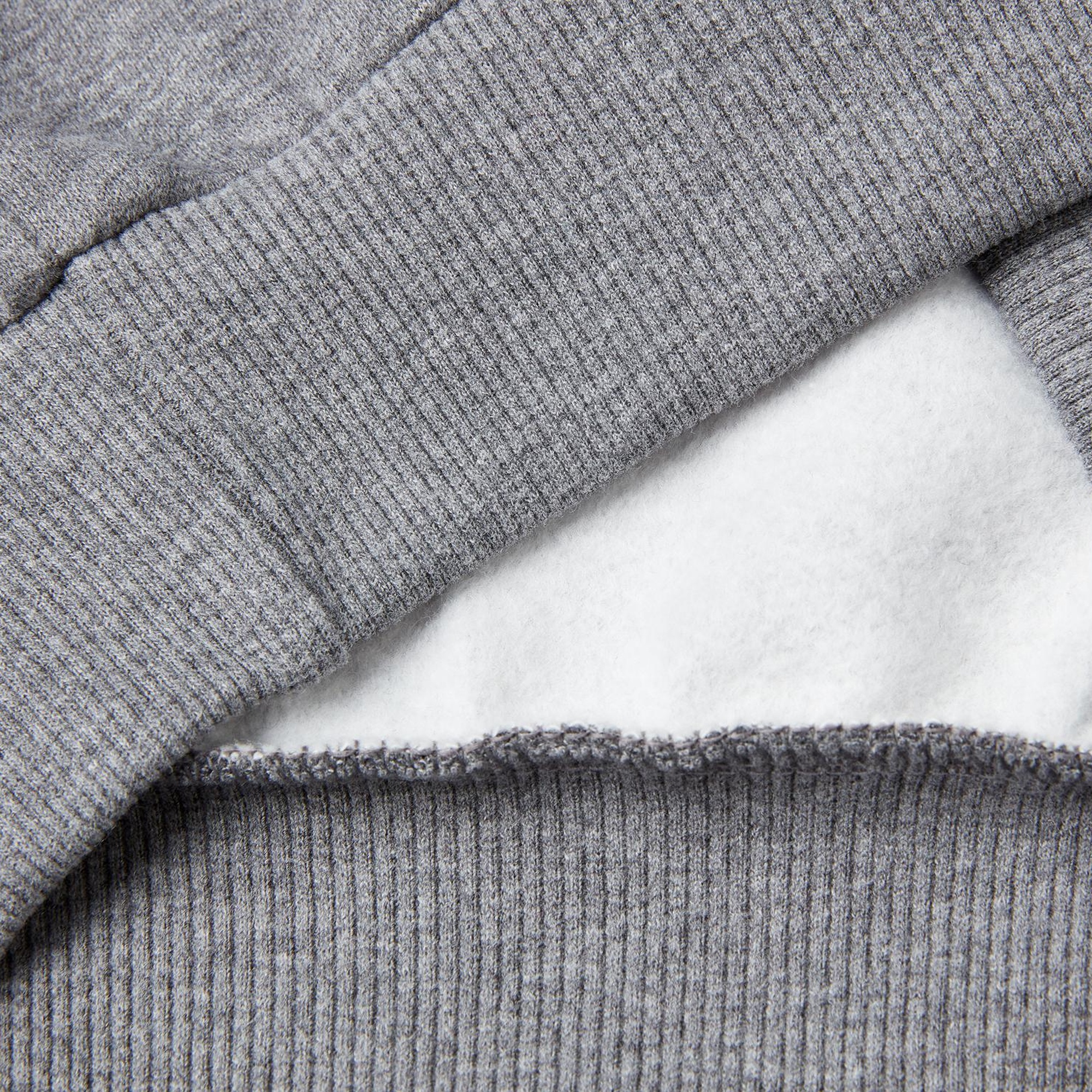 Erkek Çocuk Antrasit Melanj Önü Logo Baskılı Kanguru Cepli Kapüşonlu Sweatshirt