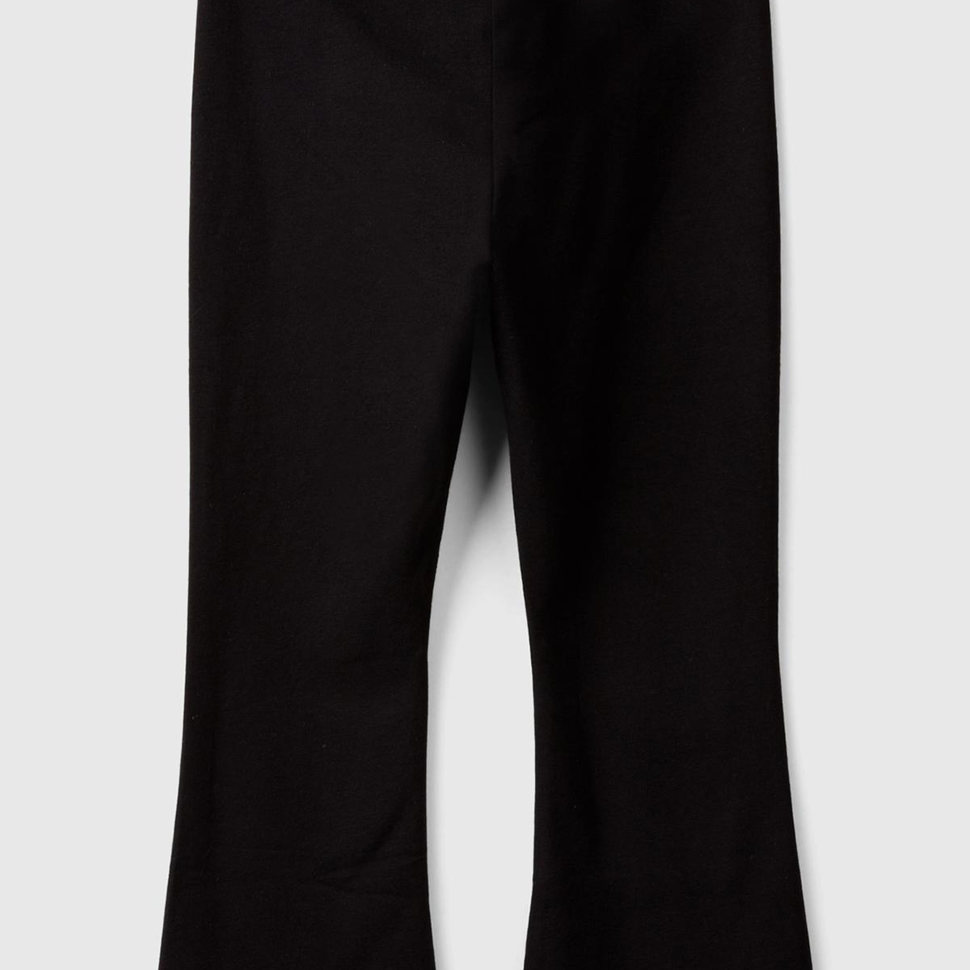 Kız Çocuk Siyah Logo Detaylı Flare Tayt