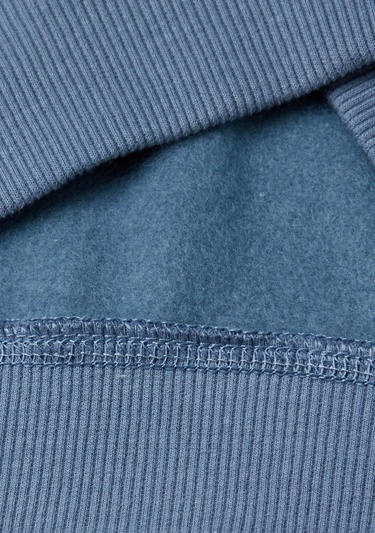  Erkek Çocuk Havacı Mavi Şardonlu Kapşonlu Sweatshirt