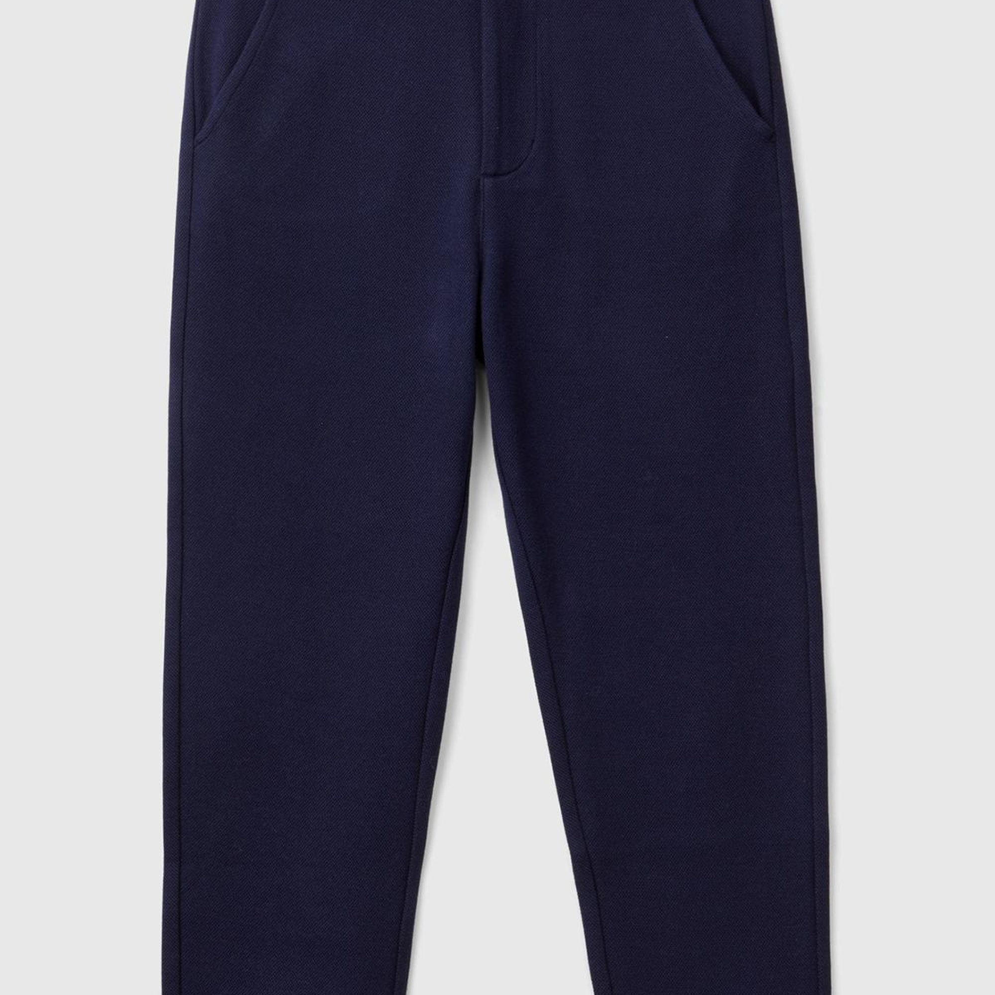 Erkek Çocuk Lacivert Arka Cebi Logo İşlemeli Dört Cepli Eşofman Altı