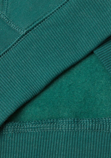  Erkek Çocuk Çam Yeşili Şardonlu Kapşonlu Sweatshirt