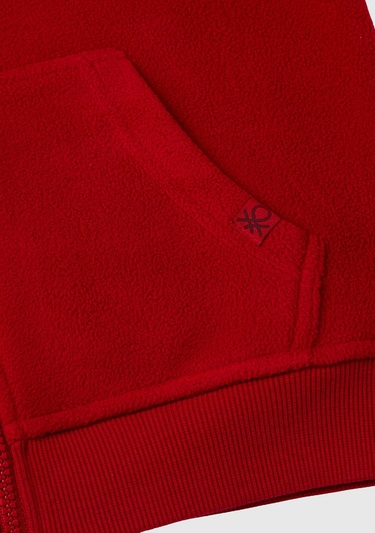  Erkek Çocuk Kırmızı Etiket Detaylı Sweatshirt