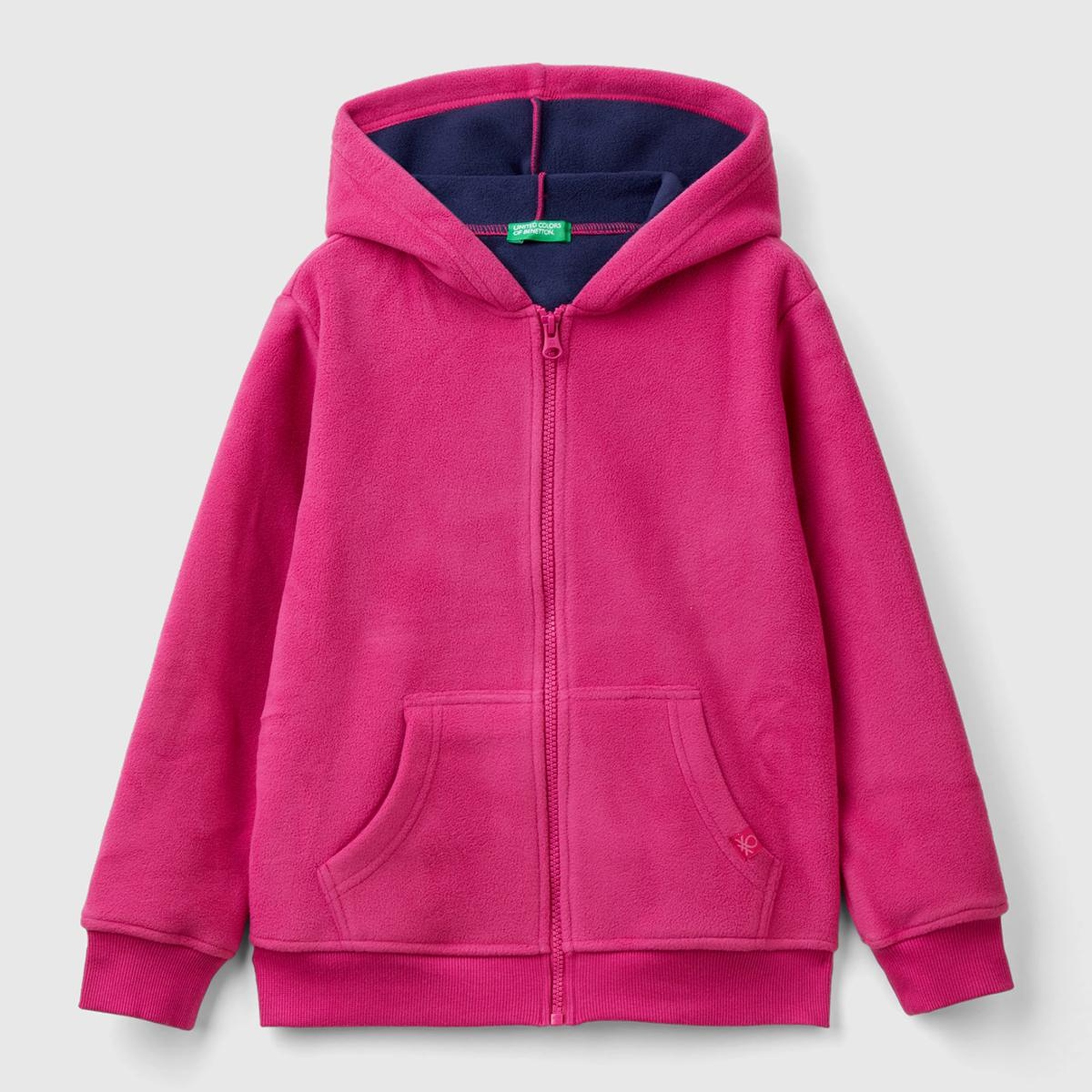 Erkek Çocuk Fuşya Etiket Detaylı Sweatshirt