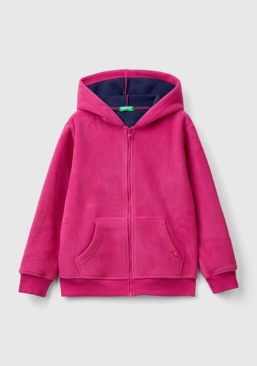  Erkek Çocuk Fuşya Etiket Detaylı Sweatshirt