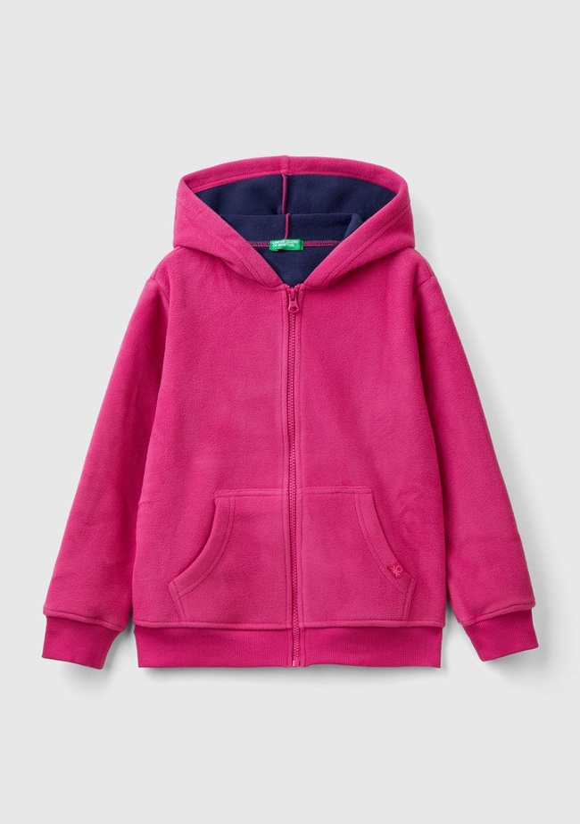  Erkek Çocuk Fuşya Etiket Detaylı Sweatshirt