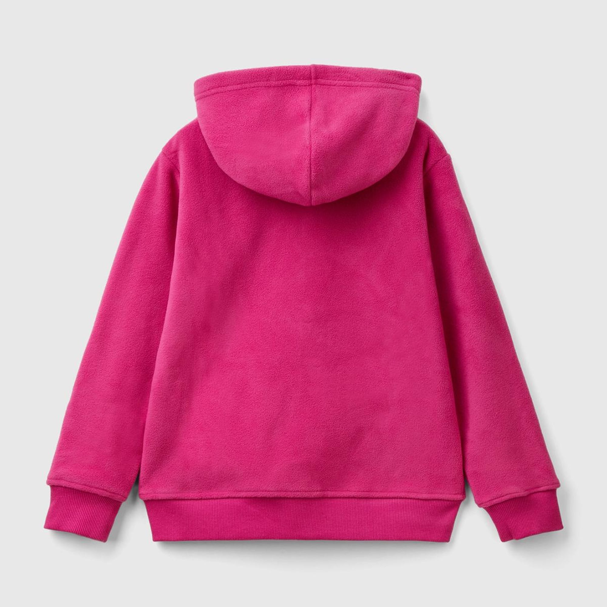 Erkek Çocuk Fuşya Etiket Detaylı Sweatshirt