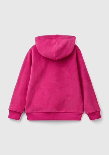  Erkek Çocuk Fuşya Etiket Detaylı Sweatshirt