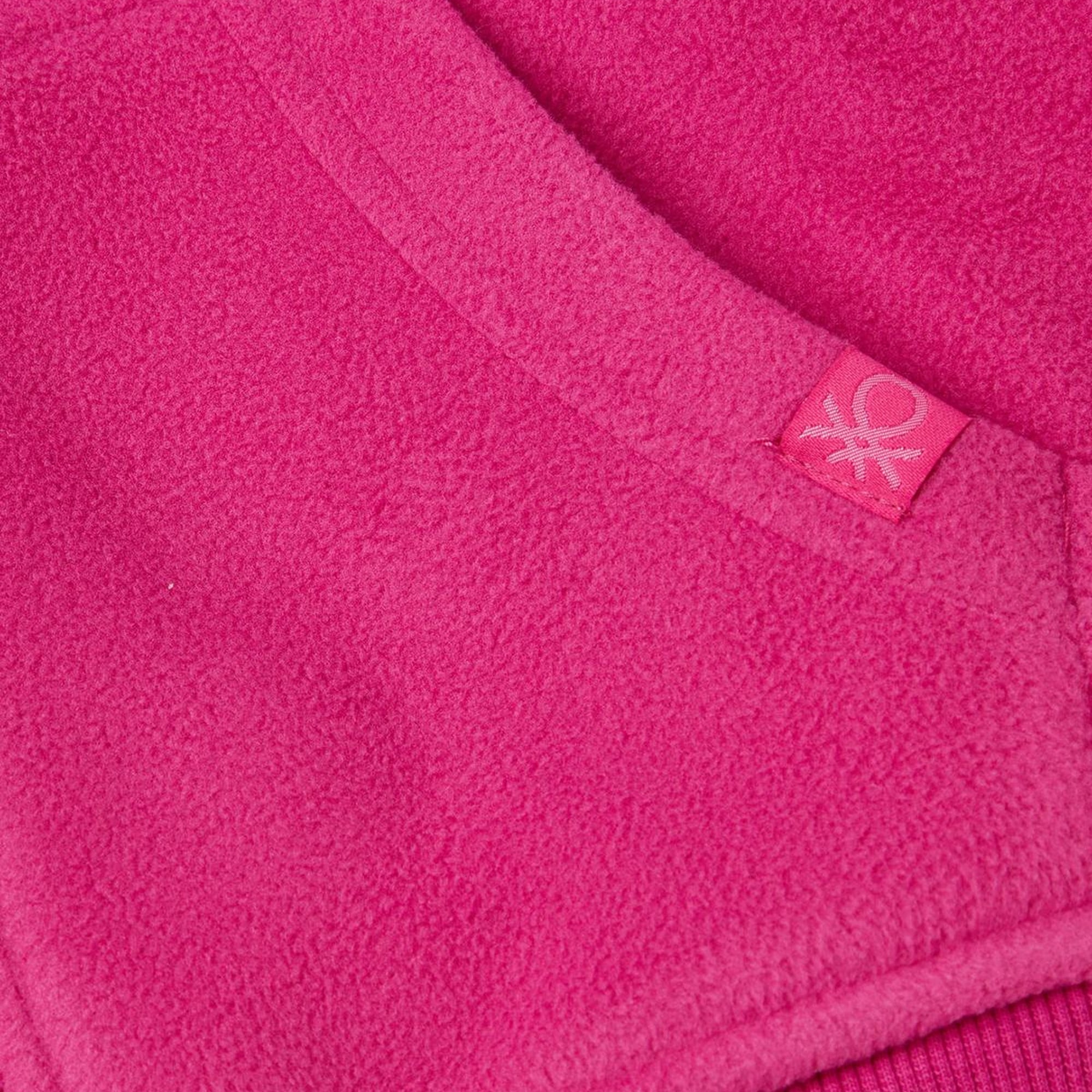 Erkek Çocuk Fuşya Etiket Detaylı Sweatshirt