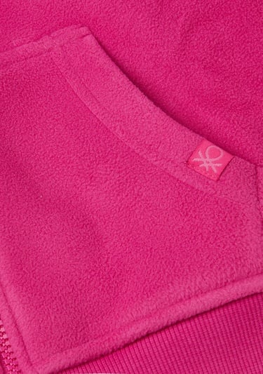  Erkek Çocuk Fuşya Etiket Detaylı Sweatshirt