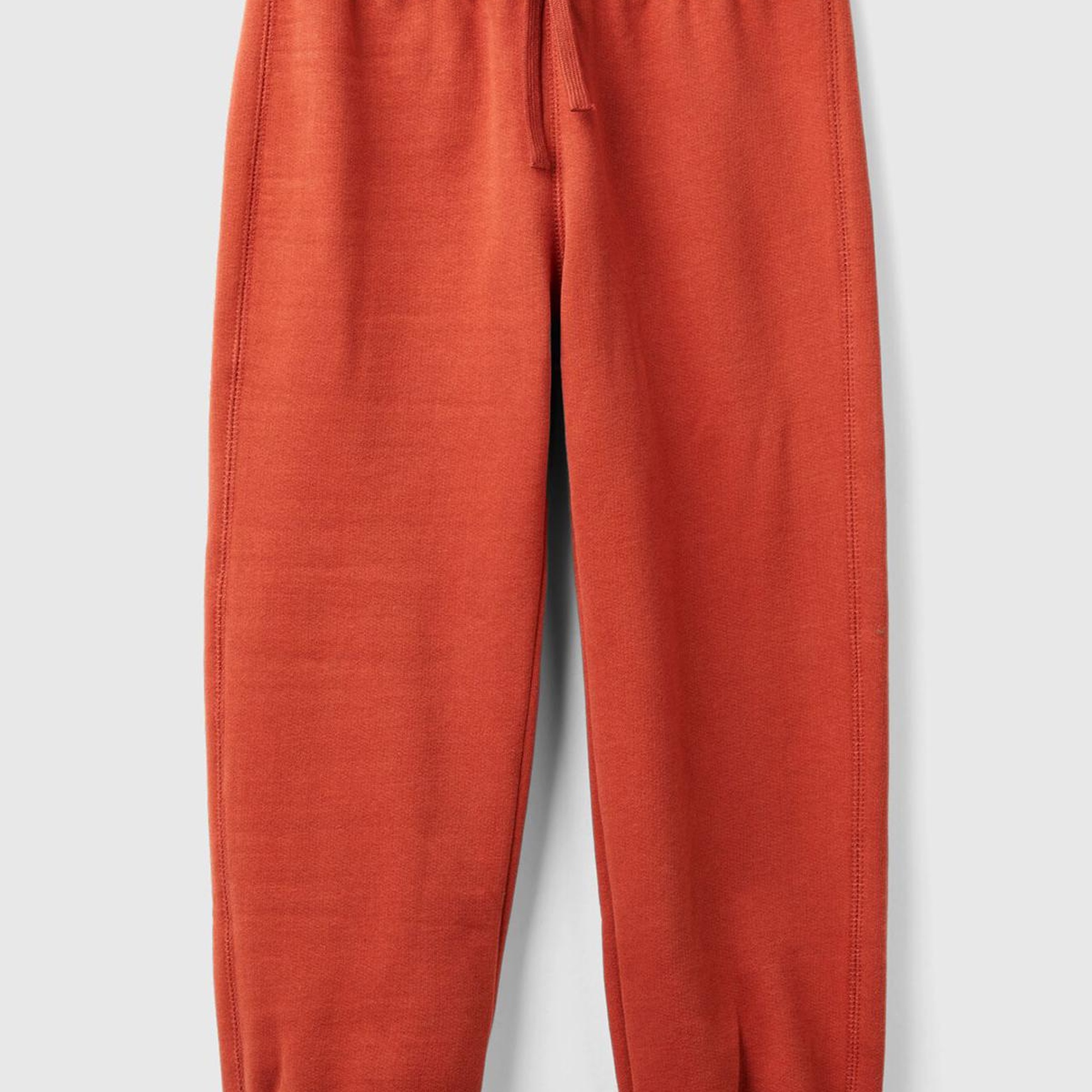 Erkek Çocuk Tarçın Sağ Arka Cebi Logolu Beli Lastikli Büzgü İpli Eşofman Altı