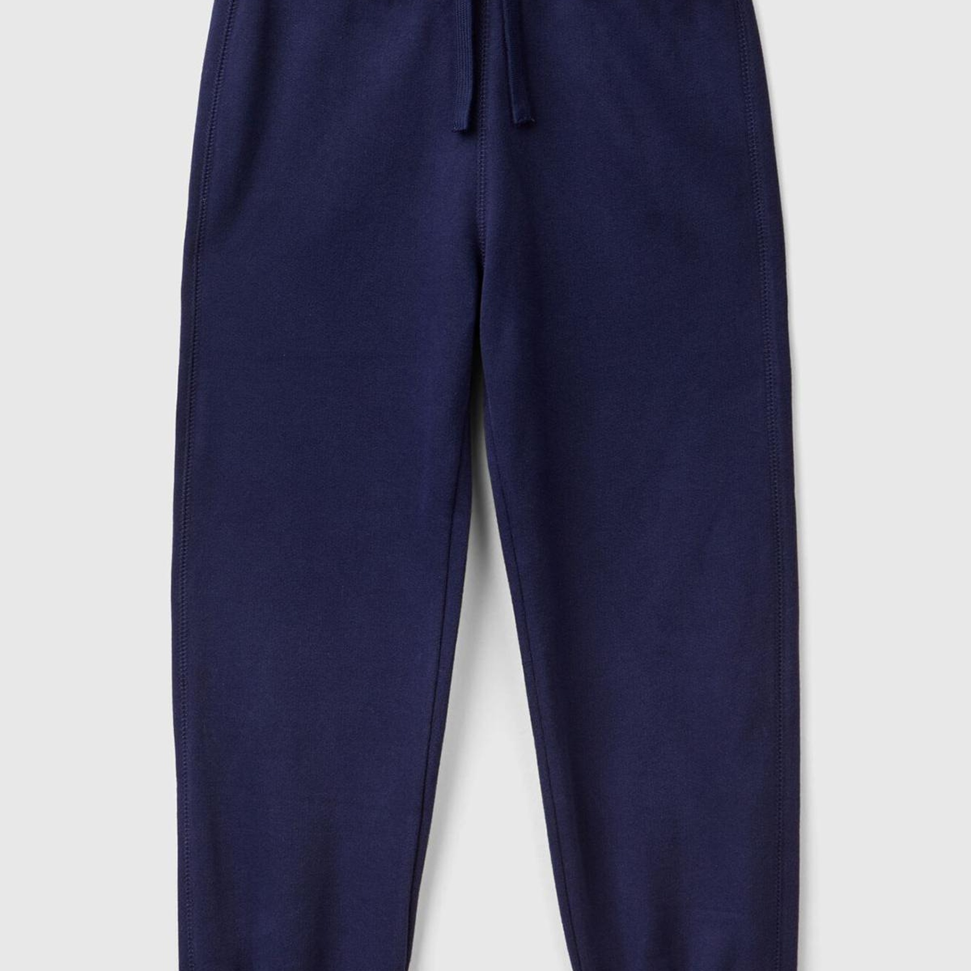 Erkek Çocuk Lacivert Sağ Arka Cebi Logolu Beli Lastikli Büzgü İpli Eşofman Altı