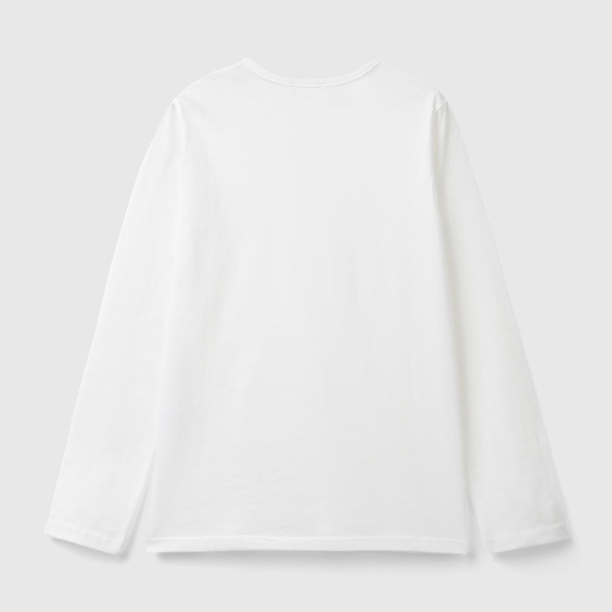 Kız Çocuk Beyaz Basic T-Shirt