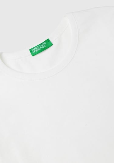  Kız Çocuk Beyaz Basic T-Shirt